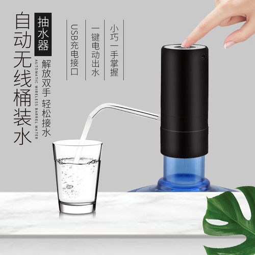 桶装水抽水器电动饮水机抽水器自动家用桶装水压水器小水泵上水器